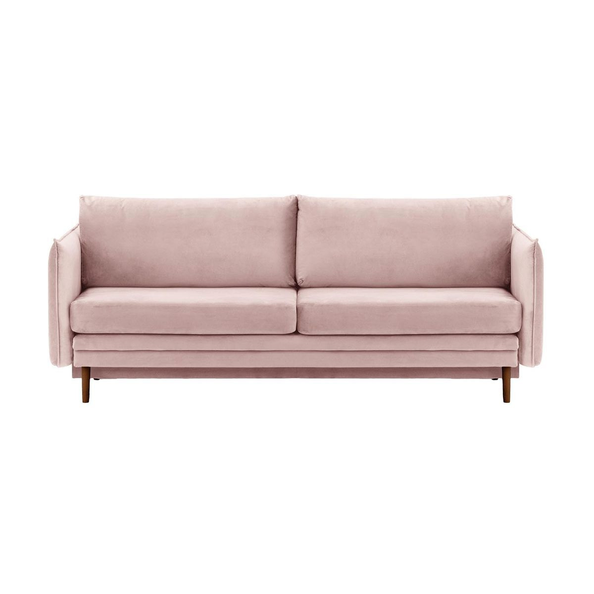 Nimbus Sofa Bed with Storage, lilac, Leg colour: dark oak - image 1
