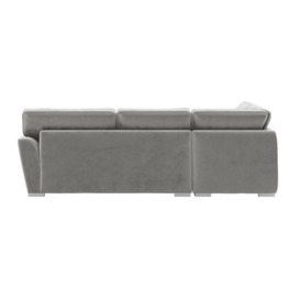 Majestic New Left Hand Corner Sofa with Fitted Back Cushions, silver/mustard - thumbnail 3