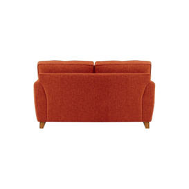 James 2 Seater Sofa, burnt orange, Leg colour: dark oak - thumbnail 2