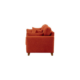 James 2 Seater Sofa, burnt orange, Leg colour: dark oak - thumbnail 3