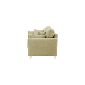 James 2 Seater Sofa, taupe, Leg colour: white - thumbnail 3