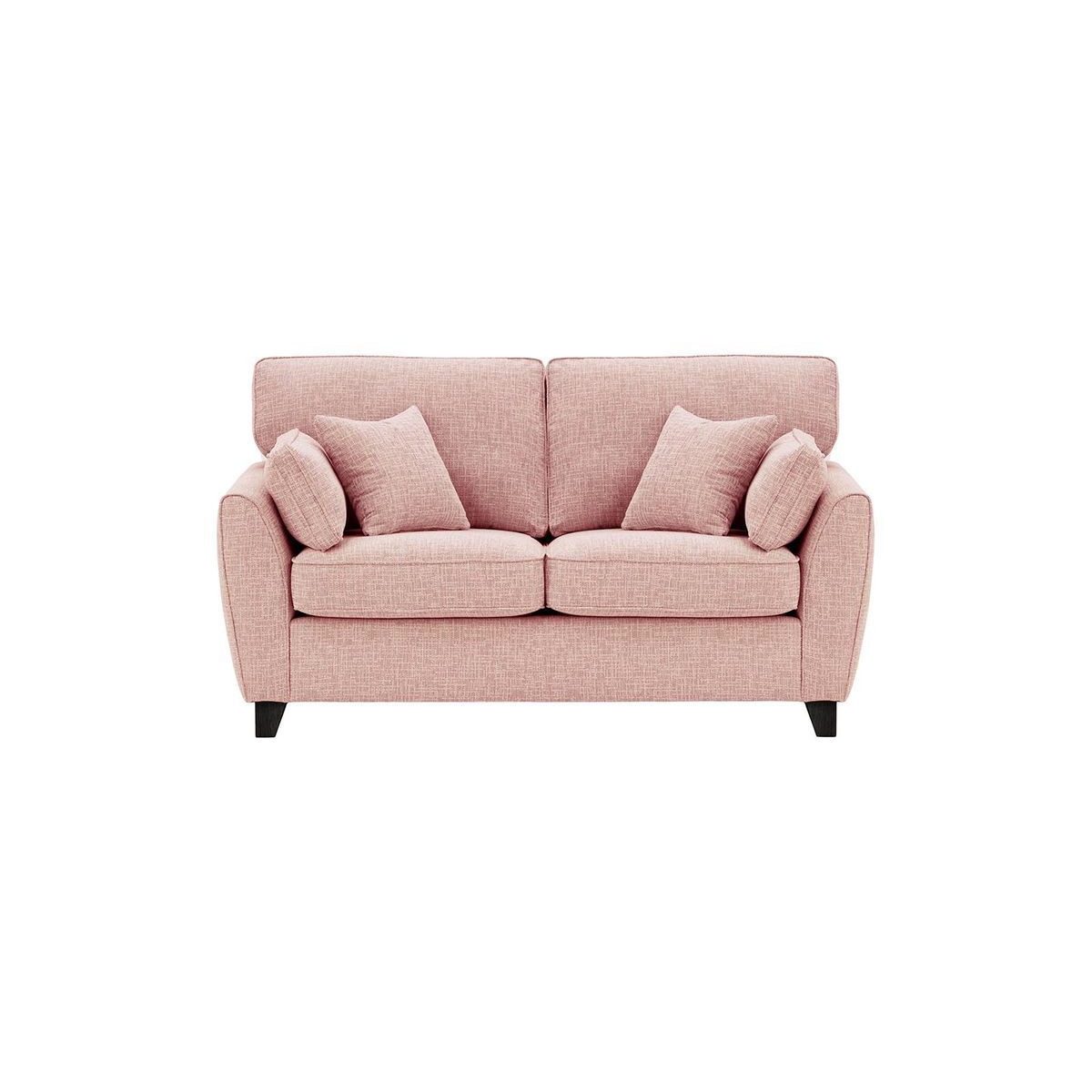 James 2 Seater Sofa, blush pink, Leg colour: black - image 1