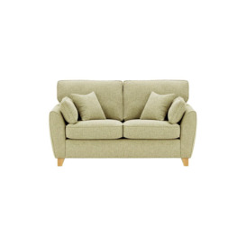 James 2 Seater Sofa, silver, Leg colour: white