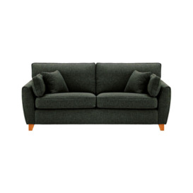 James 3 Seater Sofa, charcoal, Leg colour: aveo - thumbnail 1