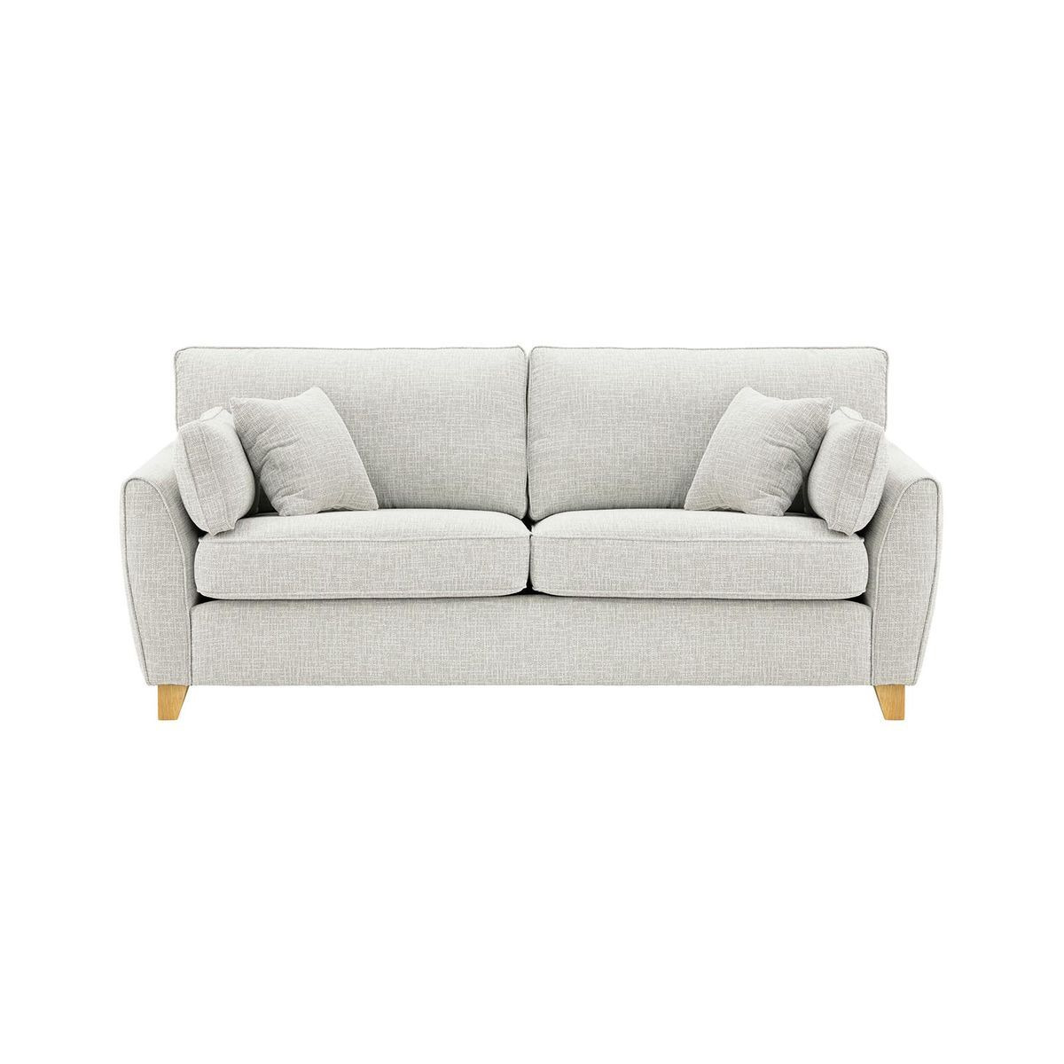James 3 Seater Sofa, silver, Leg colour: white - image 1
