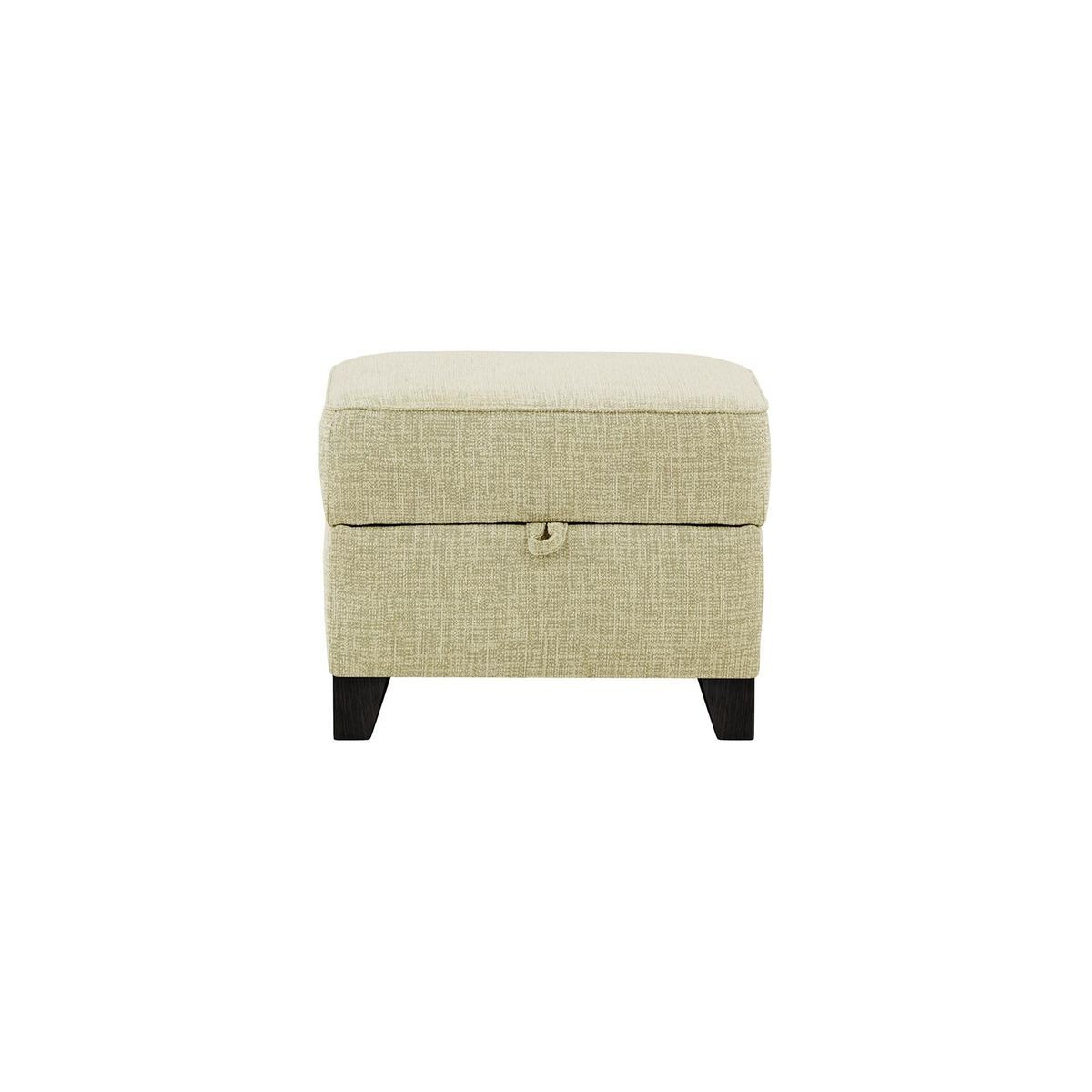 James Footstool with Storage, taupe, Leg colour: black - image 1