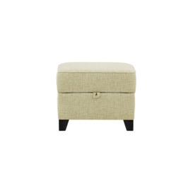 James Footstool with Storage, taupe, Leg colour: black