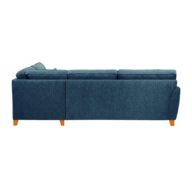 James Large Right Corner Sofa, teal, Leg colour: aveo - thumbnail 2