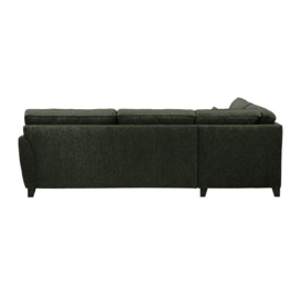 James Large Left Corner Sofa, charcoal, Leg colour: black - thumbnail 2