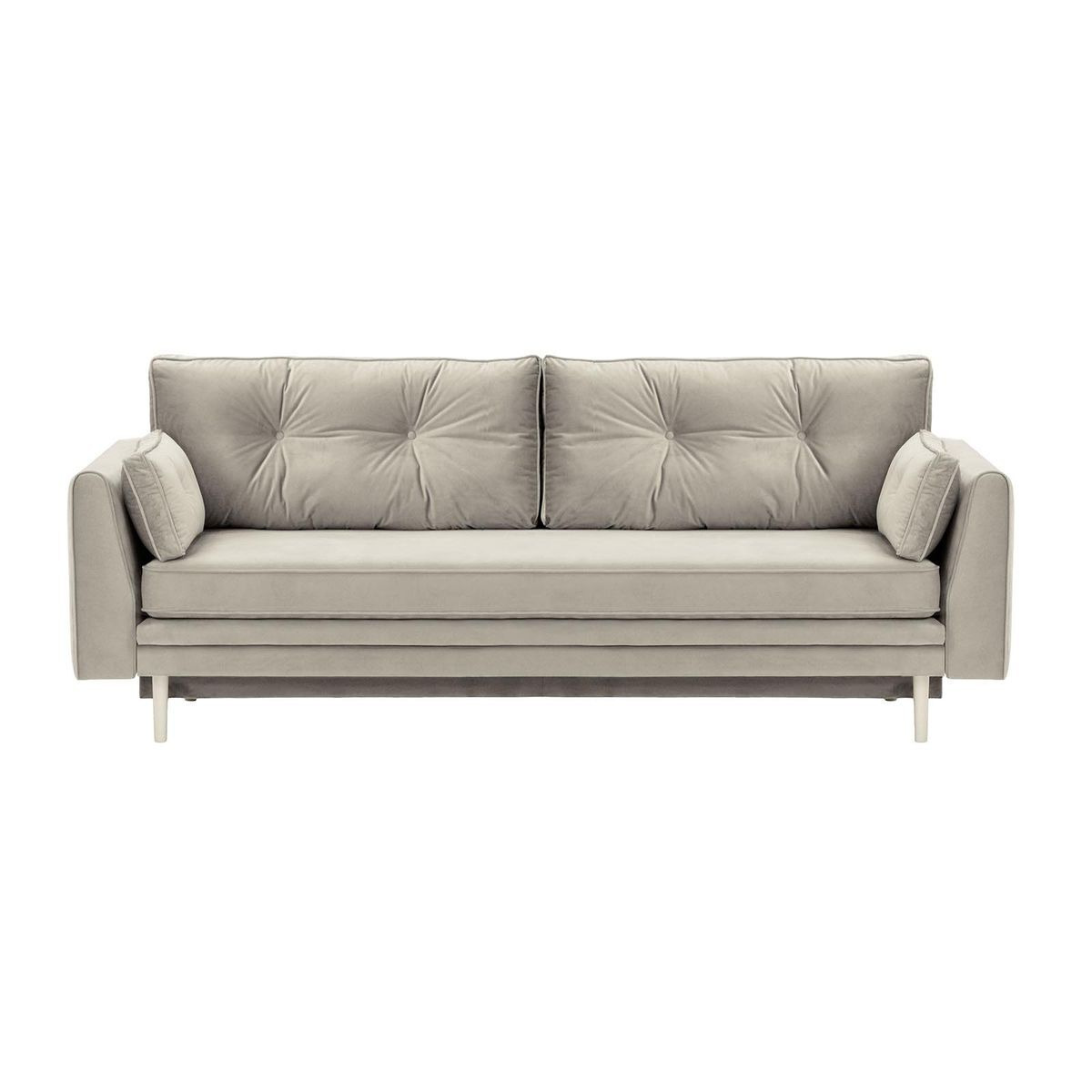 Magnus Sofa Bed with Storage, silver, Leg colour: white - image 1