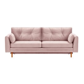 Amelia Sofa Bed with Storage, lilac, Leg colour: aveo - thumbnail 1