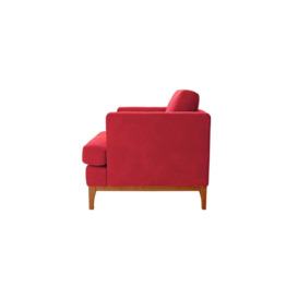 Scarlett Armchair, dark red, Leg colour: aveo - thumbnail 3