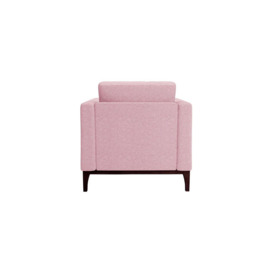 Scarlett Armchair, pink, Leg colour: dark oak - thumbnail 2