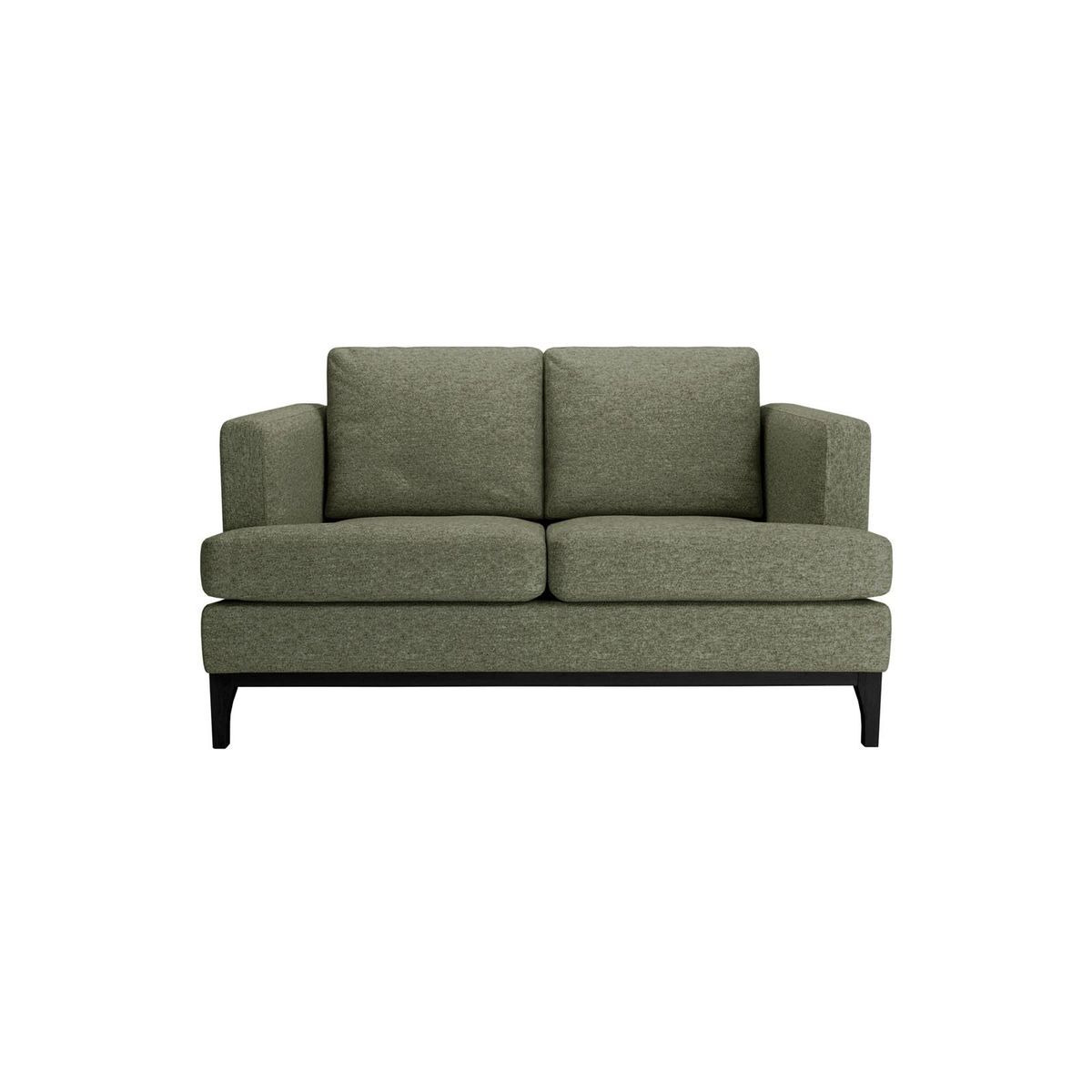 Scarlett 2 Seater Sofa, dark green, Leg colour: black - image 1