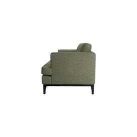 Scarlett 2 Seater Sofa, dark green, Leg colour: black - thumbnail 3