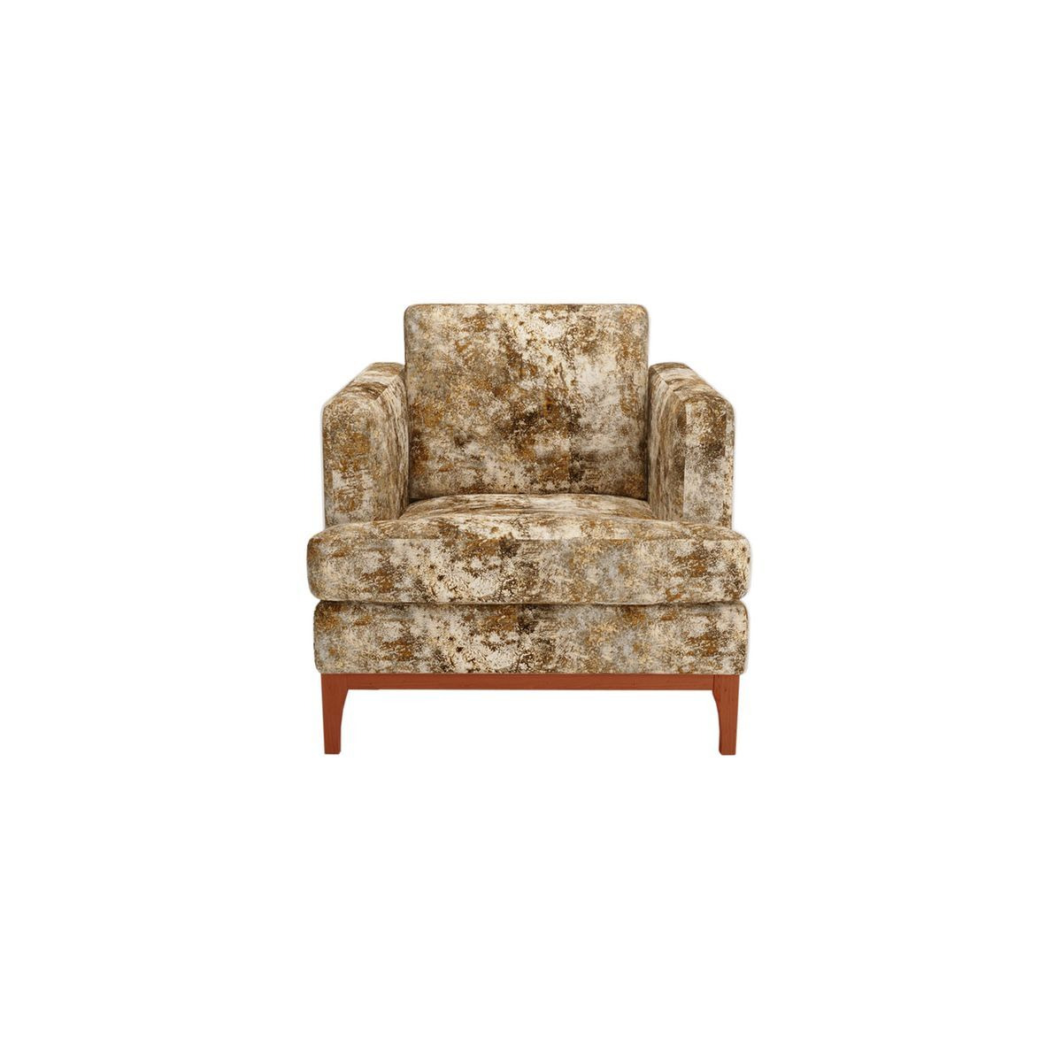 Scarlett Design Armchair, brown, Leg colour: aveo - image 1