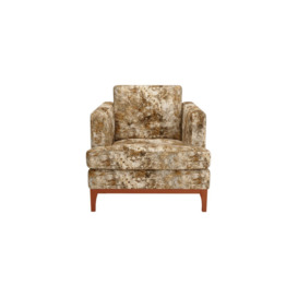 Scarlett Design Armchair, brown, Leg colour: aveo