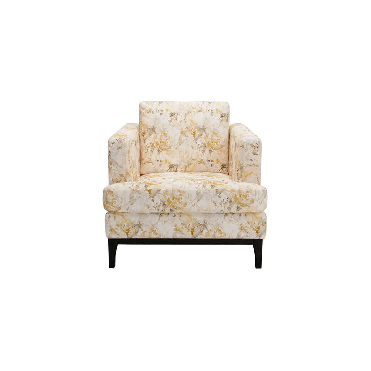 Scarlett Design Armchair, cream, Leg colour: black - image 1