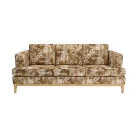 Scarlett Design 3 Seater Sofa, brown, Leg colour: like oak