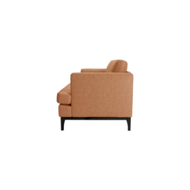 Scarlett Eco 2 Seater Sofa, rust, Leg colour: black - thumbnail 3