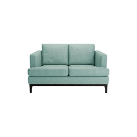 Scarlett Eco 2 Seater Sofa, Turquoise, Leg colour: black