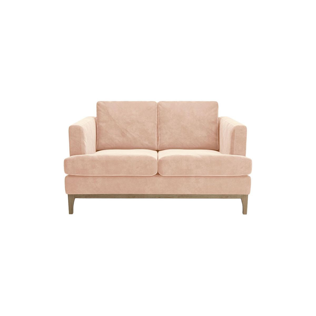 Scarlett Eco 2 Seater Sofa, pink, Leg colour: wax black - image 1