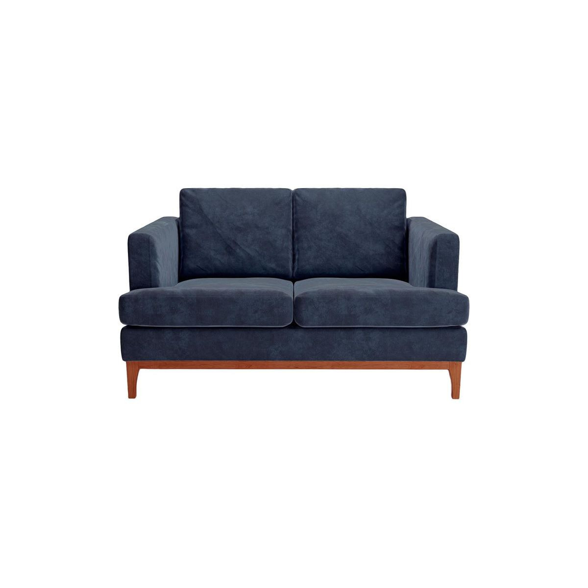 Scarlett Eco 2 Seater Sofa, navy blue, Leg colour: aveo - image 1