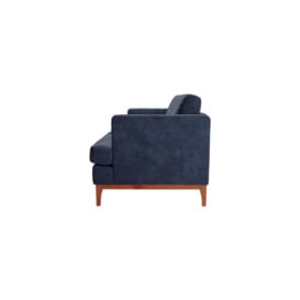 Scarlett Eco 2 Seater Sofa, navy blue, Leg colour: aveo - thumbnail 3