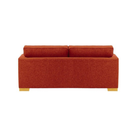 Avos 3 Seater Sofa, burnt orange, Leg colour: like oak - thumbnail 2