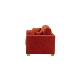 Avos 3 Seater Sofa, burnt orange, Leg colour: like oak - thumbnail 3