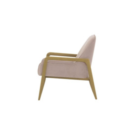 Turin Chair, lilac, Leg colour: wax black - thumbnail 3