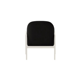 Turin Chair, black, Leg colour: white - thumbnail 2