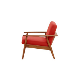 Demure Aqua Garden Armchair, red, Leg colour: 8011 aveo - thumbnail 3