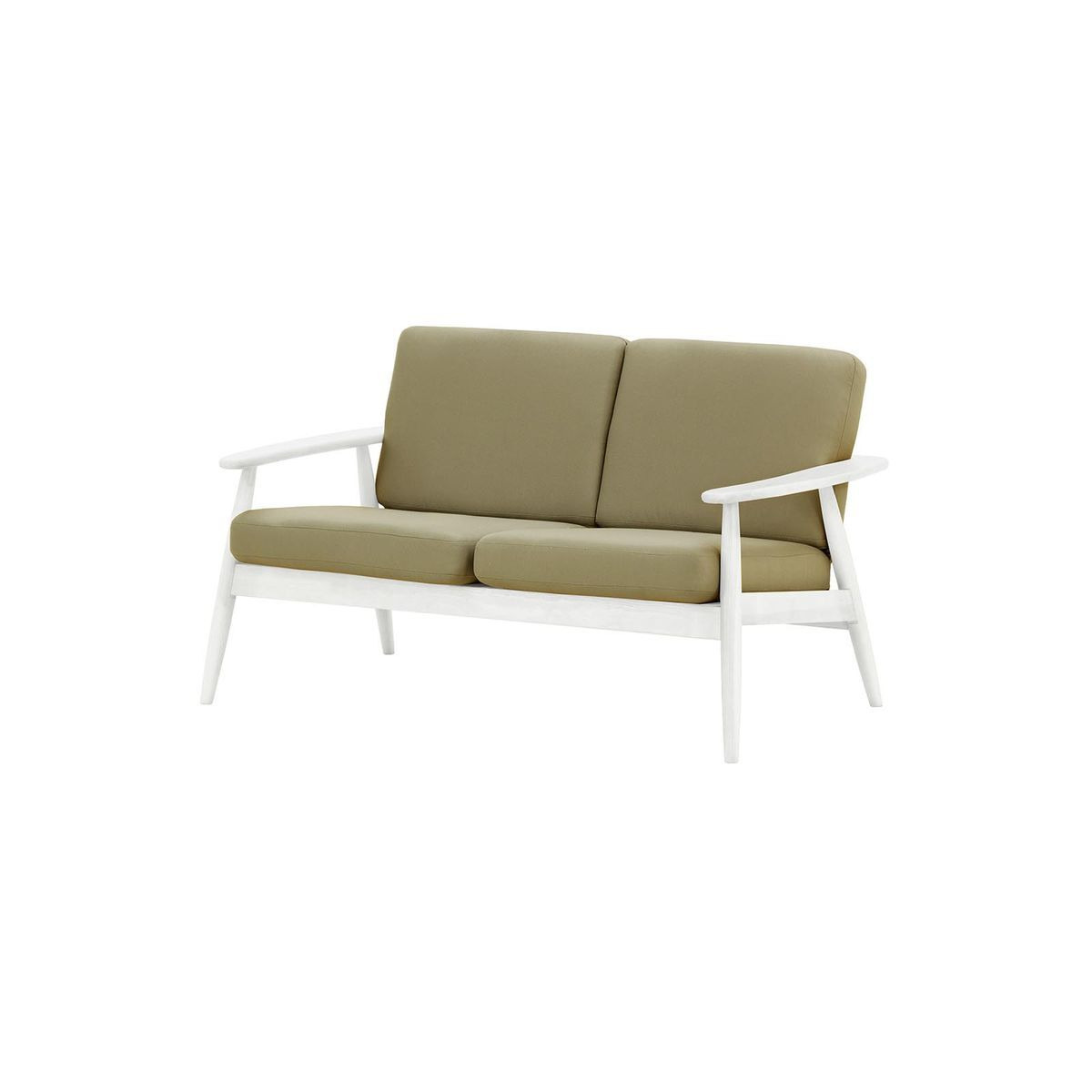 Demure Aqua 2 Seater Garden Sofa, beige, Leg colour: 8035 white - image 1