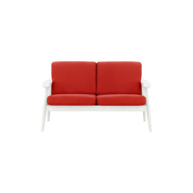 Demure Aqua 2 Seater Garden Sofa, red, Leg colour: 8035 white - thumbnail 2