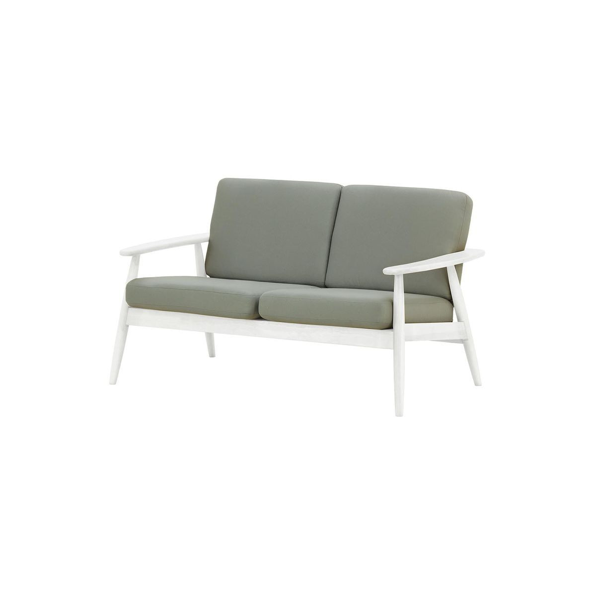 Demure Aqua 2 Seater Garden Sofa, grey, Leg colour: 8035 white - image 1