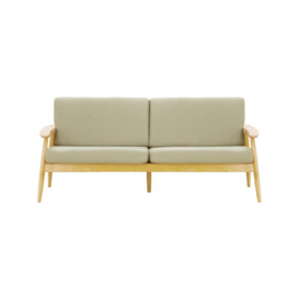 Demure Aqua 3 Seater Garden Sofa, cream, Leg colour: 8001 like oak - thumbnail 2