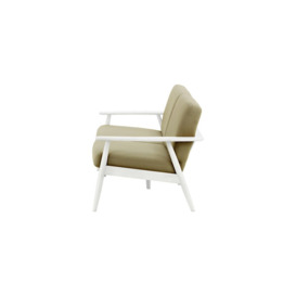 Demure Aqua 3 Seater Garden Sofa, beige, Leg colour: 8035 white - thumbnail 3