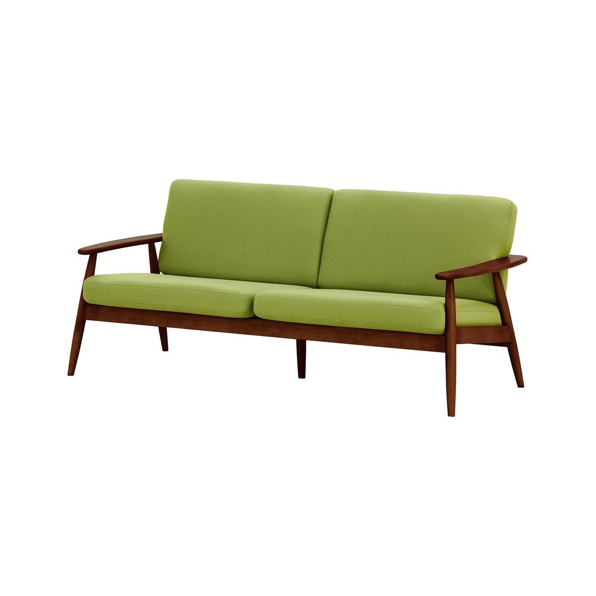 Demure Aqua 3 Seater Garden Sofa, green, Leg colour: 8007 dark oak - image 1