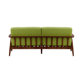 Demure Aqua 3 Seater Garden Sofa, green, Leg colour: 8007 dark oak - thumbnail 2