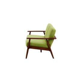 Demure Aqua 3 Seater Garden Sofa, green, Leg colour: 8007 dark oak - thumbnail 3