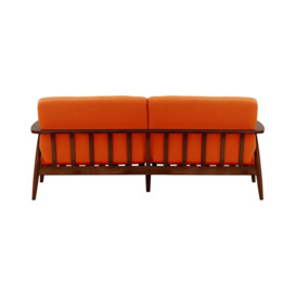 Demure Aqua 3 Seater Garden Sofa, orange, Leg colour: 8007 dark oak - thumbnail 3