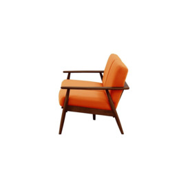 Demure Aqua 3 Seater Garden Sofa, orange, Leg colour: 8007 dark oak - thumbnail 2
