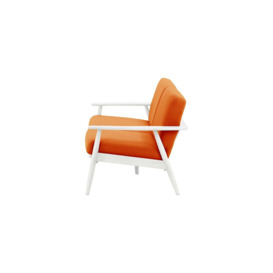 Demure Aqua 3 Seater Garden Sofa, orange, Leg colour: 8035 white - thumbnail 3