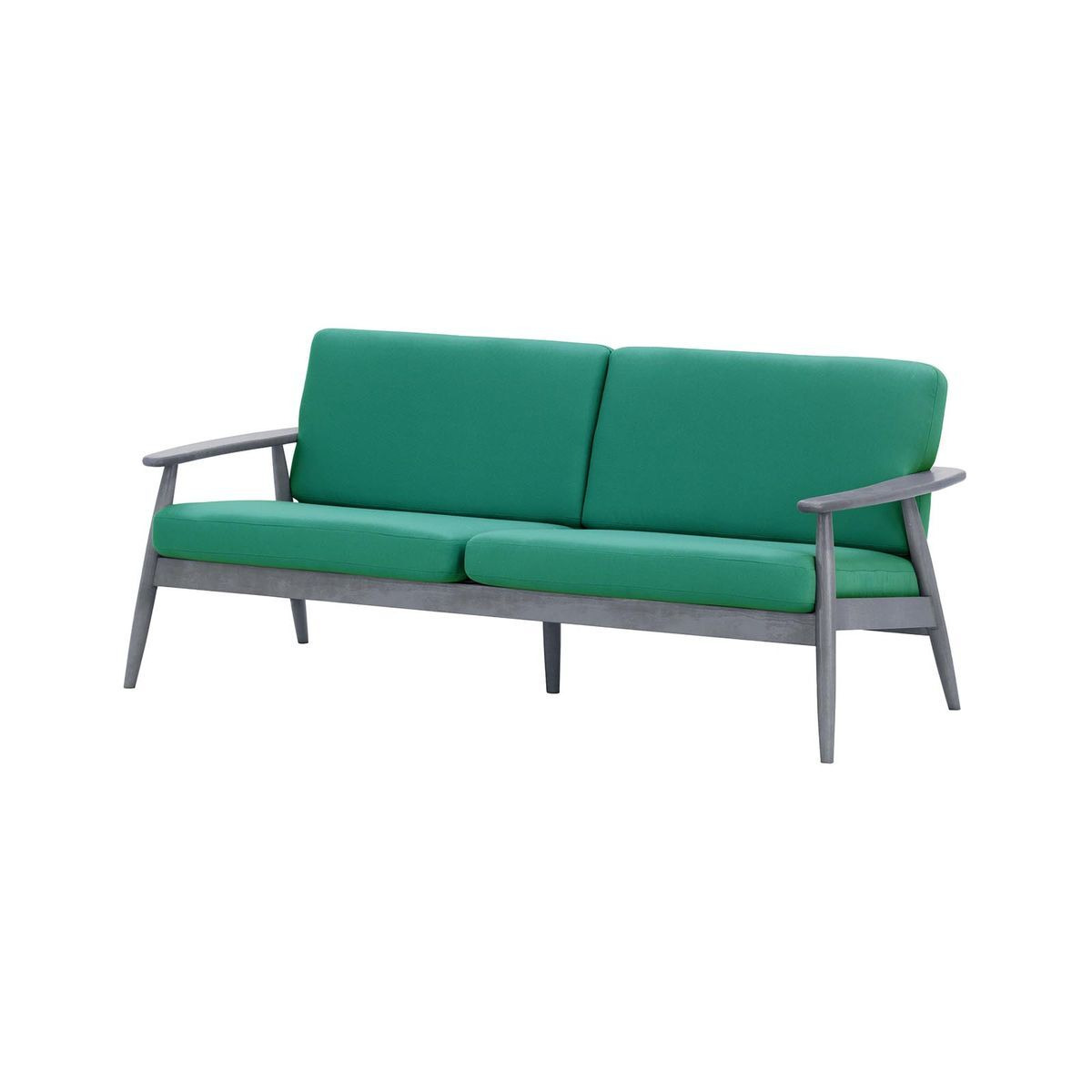 Demure Aqua 3 Seater Garden Sofa, turquoise, Leg colour: 8036 grey - image 1