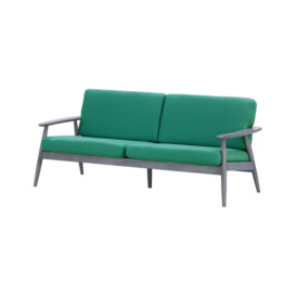 Demure Aqua 3 Seater Garden Sofa, turquoise, Leg colour: 8036 grey - thumbnail 1