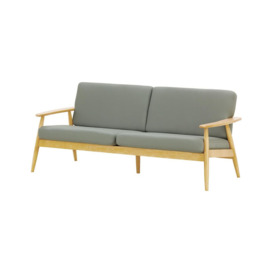 Demure Aqua 3 Seater Garden Sofa, grey, Leg colour: 8001 like oak