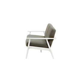 Demure Aqua 3 Seater Garden Sofa, dark grey, Leg colour: 8035 white - thumbnail 3