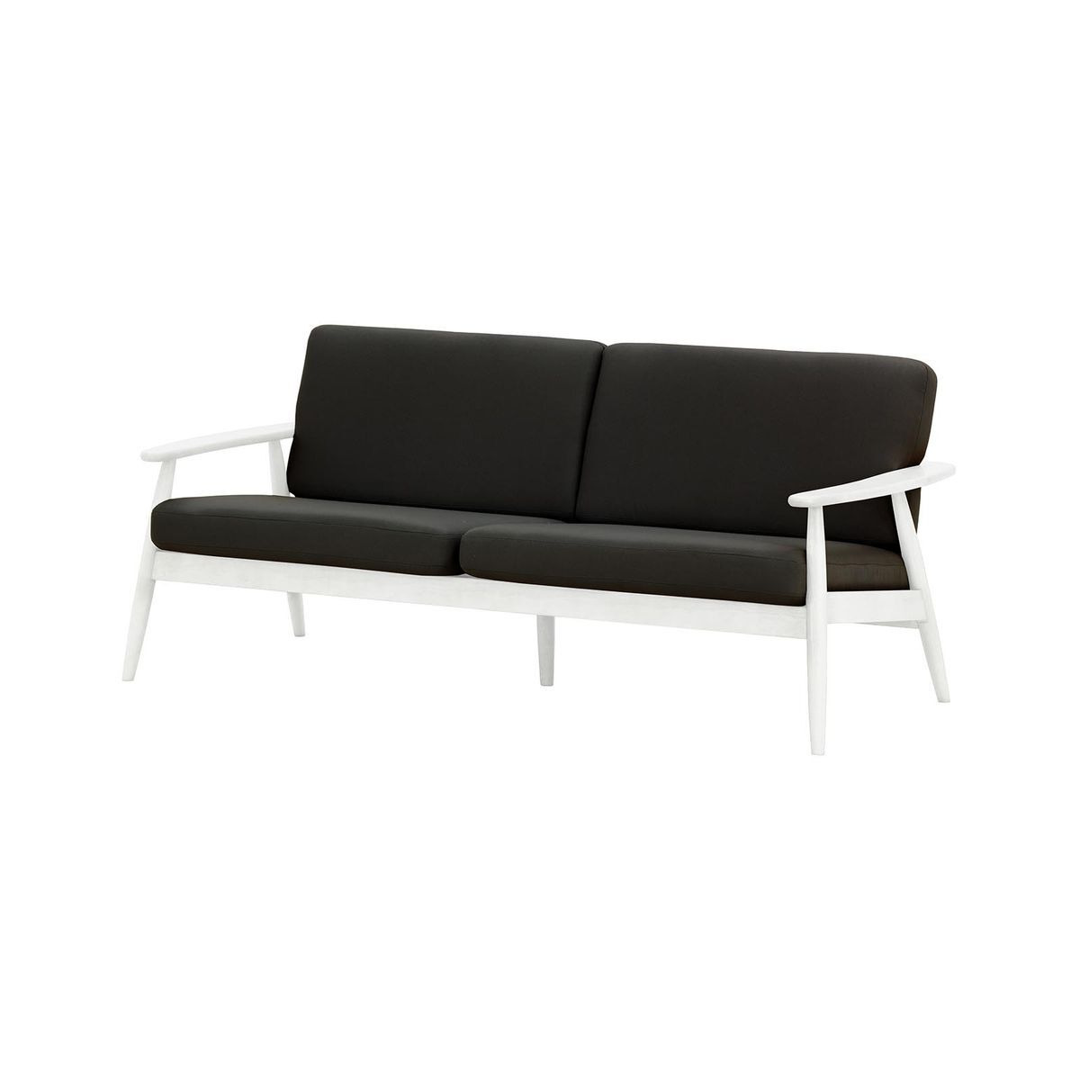 Demure Aqua 3 Seater Garden Sofa, black, Leg colour: 8035 white - image 1