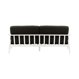 Demure Aqua 3 Seater Garden Sofa, black, Leg colour: 8035 white - thumbnail 2